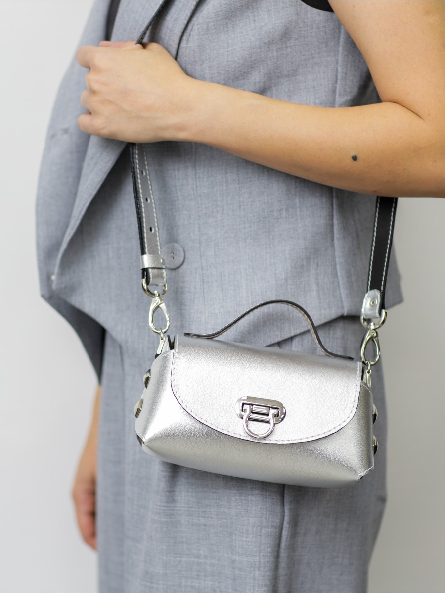 Сумка женская Рокси-мини Серебро