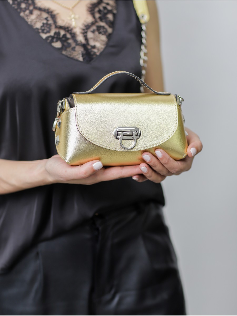 Сумка женская Рокси-мини цвет золотой