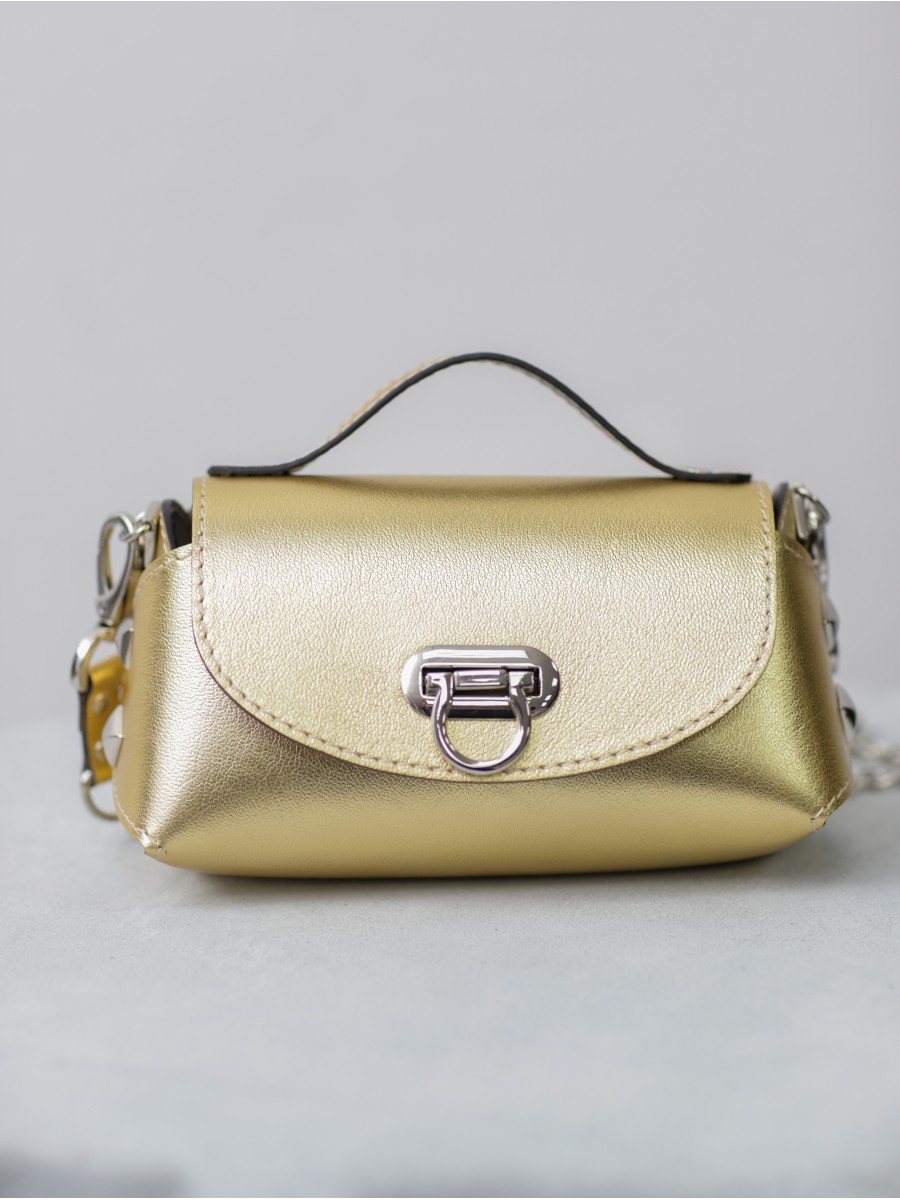 Сумка женская Рокси-мини цвет золотой