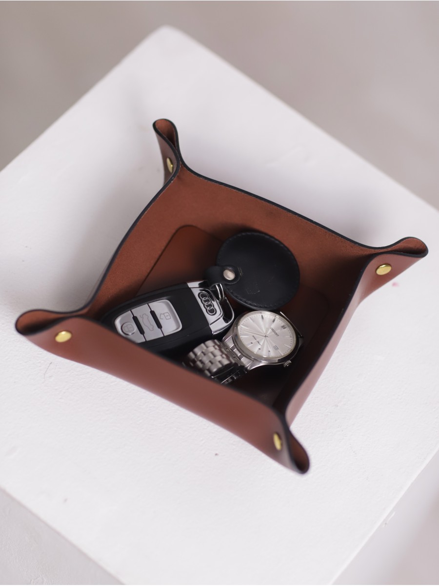 Органайзер на стол цвет коньячный 