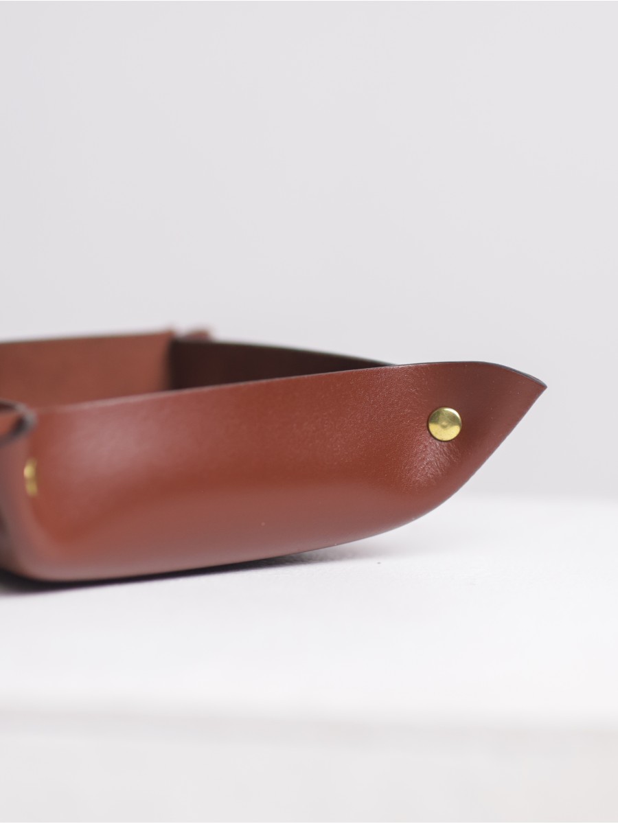 Органайзер на стол цвет коньячный 