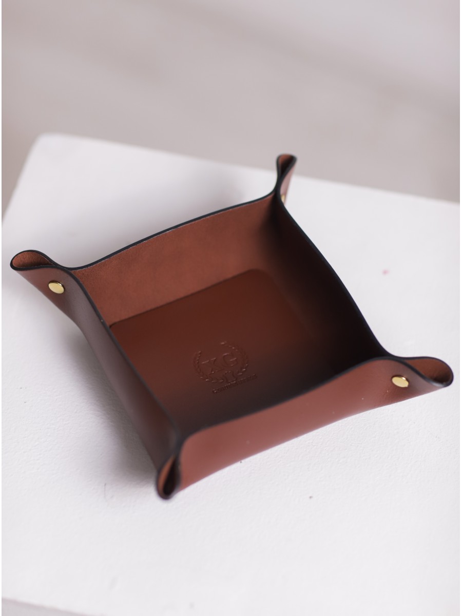 Органайзер на стол цвет коньячный 